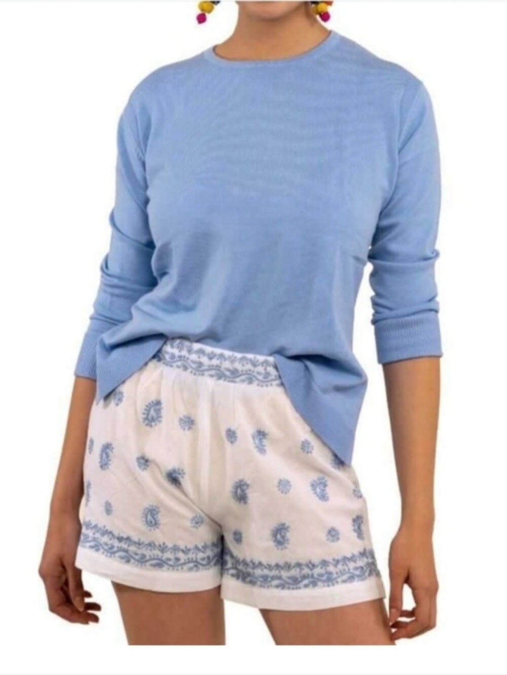 Gretchen Scott Dynasty Hand Embroidered Shorts
